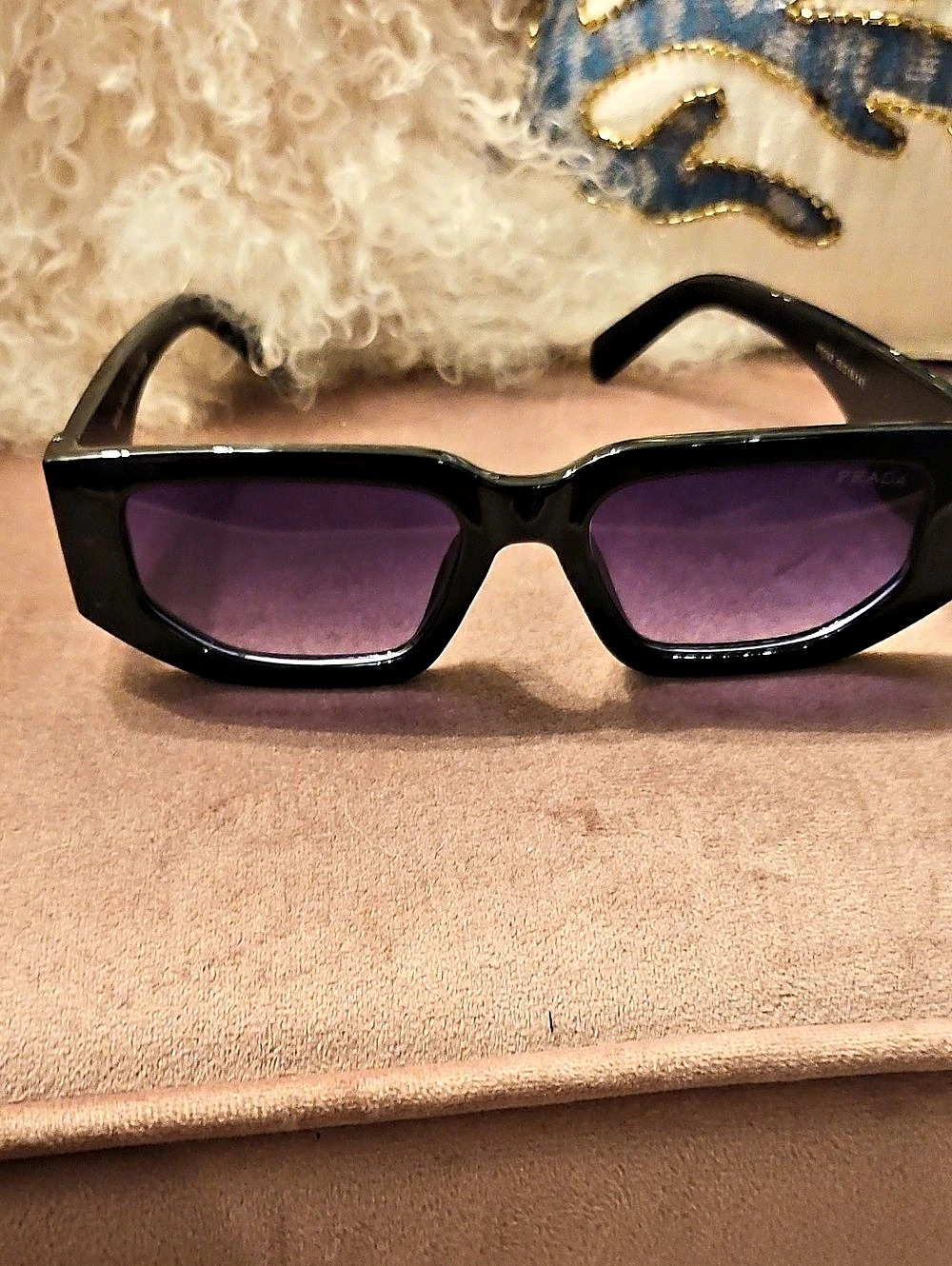 Fashion Sunglasses Black & Purple